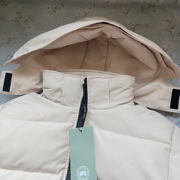 Canada Goose Long Parka Coat in White - Picture 2 of 15